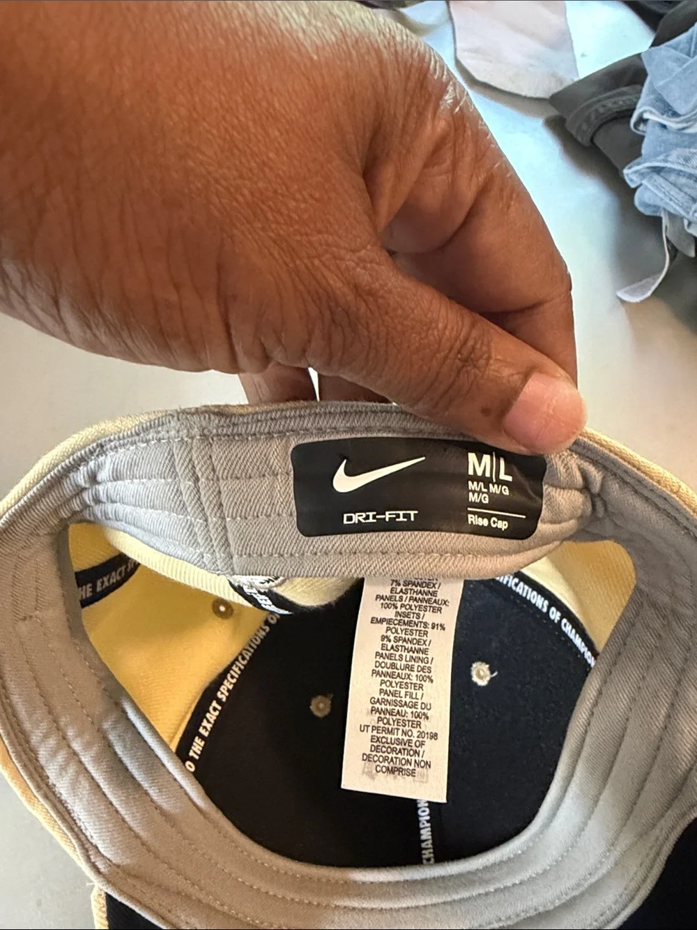 Nike Kids Colorado Buffs Pale Yellow Baseball Cap